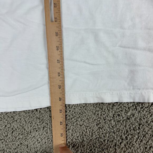 VINTAGE Emerson Street Shirt Womens 3XL White Workout Queen Oversized - Picture 10 of 12